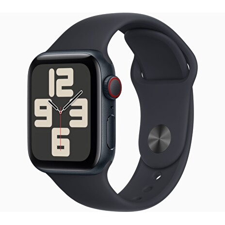 Apple Watch SE Cell/44mm/Midnight/Sport Band/Midnight/-S/M