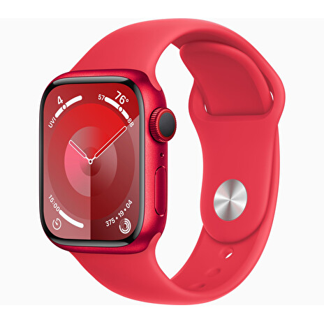 Apple Watch S9 Cell/45mm/PRODUCT RED/Sport Band/PRODUCT RED/-S/M