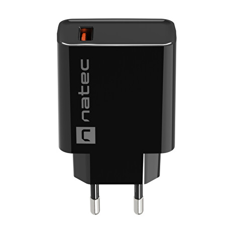 Universální nabíječka Natec RIBERA 18W 1X USB-A, černá