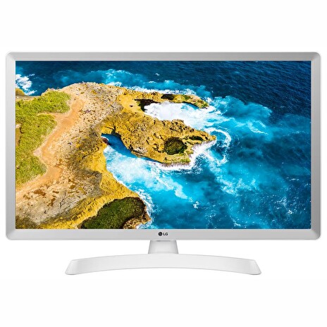 LG TV monitor IPS 28TQ515S / 1366x768 / 16:9 /1000:1/14ms/250cd/ HDMI/ USB/repro/WIFI/TV tuner/webOS/ bílý