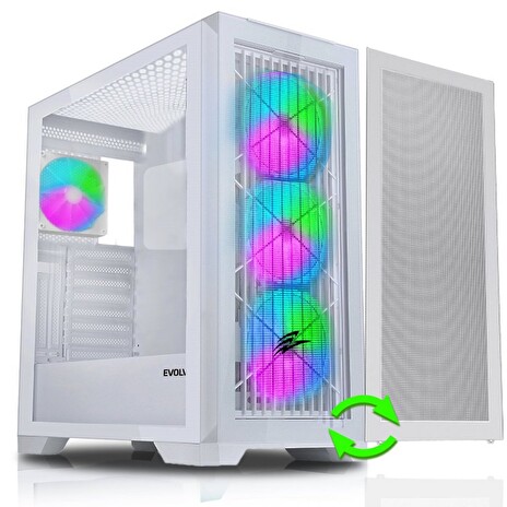 EVOLVEO Ptero Q2W+, 2x čelní panel: sklo/mřížka