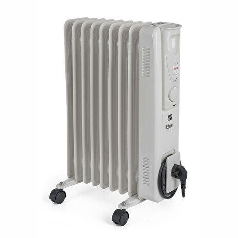 Olejový radiátor G21 Etna bílý, 9 žeber, 2000 W
