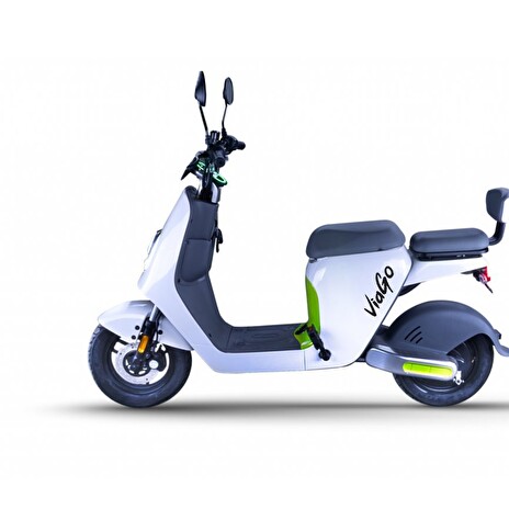 ViaGo Tokio bílo-zelený, 250W/500W, 25Km/h, 60Km dojezd, včetně baterie 48V/24Ah, bez nutnosti SPZ a ŘP