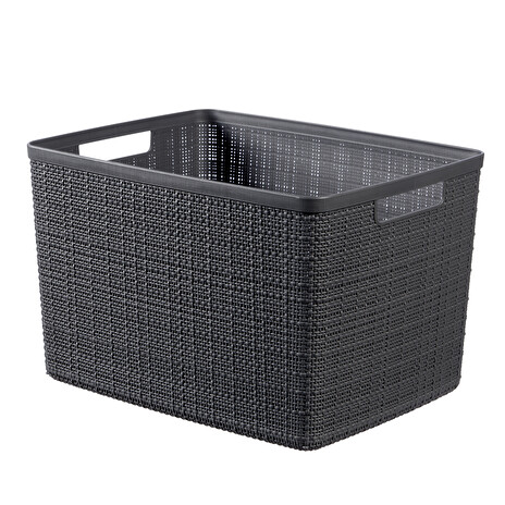 Box Curver Jute L 20L šedý
