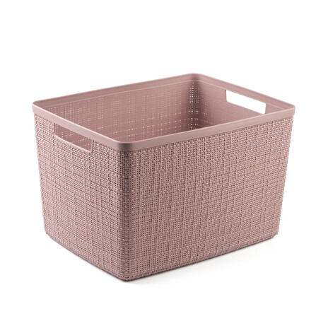 Box Curver Jute L 20L růžový