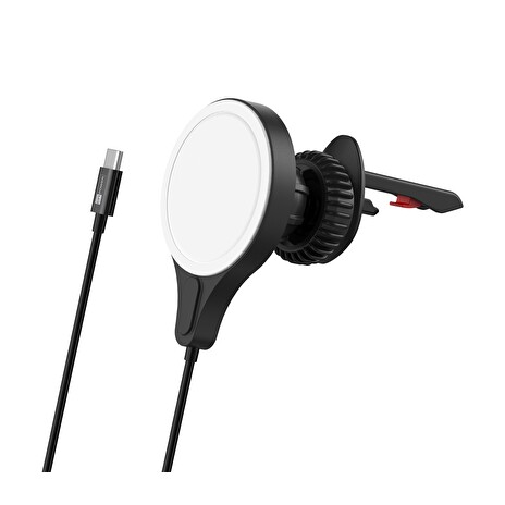 ER POWER MFM nabíjecí držák s MagSafe 15W - černá