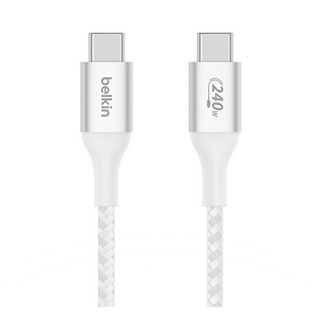 Belkin Boost charge USB-C kabel 240W, 2m, bílý
