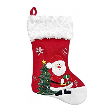 Dekorace vánoční MagicHome ponožka Santa SL8091336X