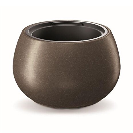 Květináč HEOS ECO WOOD kávový 37cm