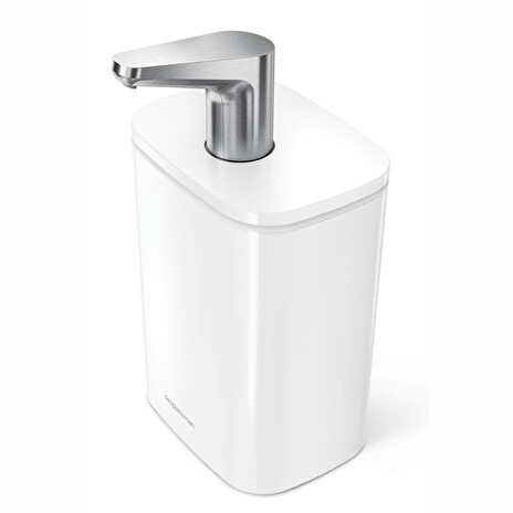 Dávkovač Simplehuman mýdla a desinfekce Pulse - 473 ml, bílá ocel
