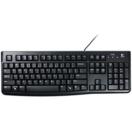 Logitech K120/Drátová USB/US-Layout/Černá