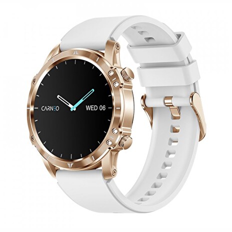 CARNEO Adventure HR+ 2nd Gen/Rose Gold/Sport Band/White