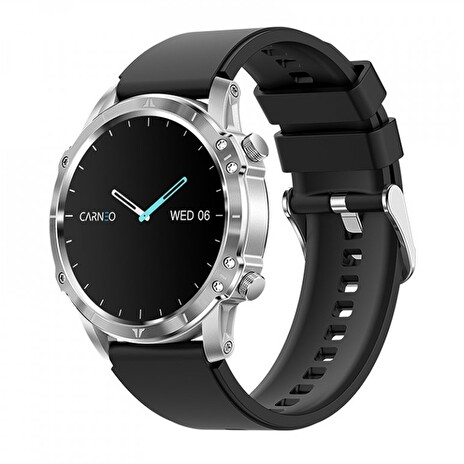 CARNEO Adventure HR+ 2nd Gen/Silver/Sport Band/Black
