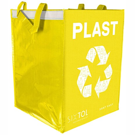 Taška Sixtol na tříděný odpad Sort Easy Plastic 30 x 30 x 40 cm, 36 l