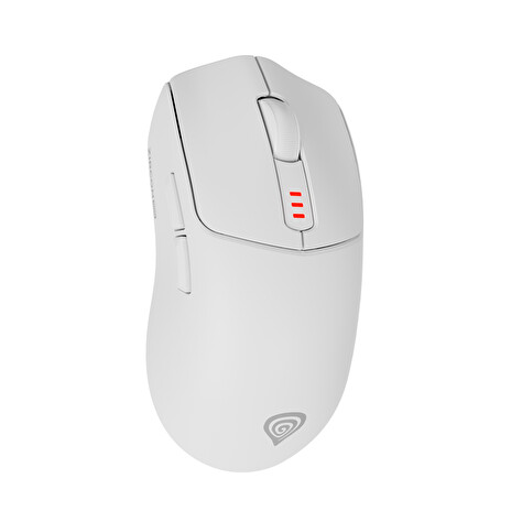 Genesis herní myš ZIRCON 500/Herní/Optická/10 000 DPI/USB+BT/Bílá