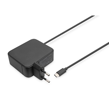 Digitus napájecí zdroj pro notebooky USB-C, 100W GaN