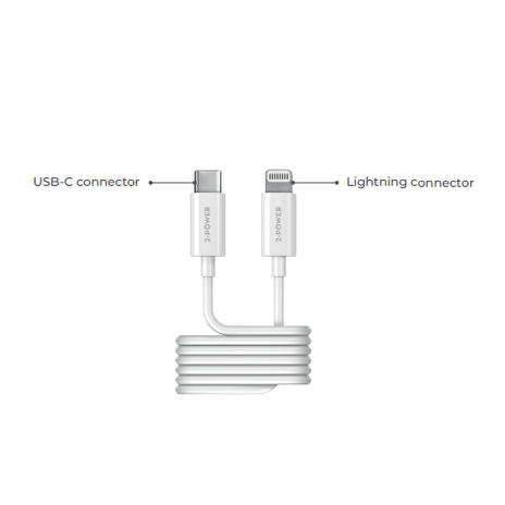 2-Power kabel USB-C to Lightning, 1M