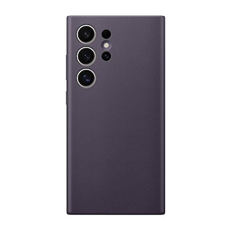 Samsung Zadní kryt z veganské kůže S24 Ultra Dark Violet