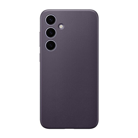 Samsung Zadní kryt z veganské kůže S24+ Dark Violet