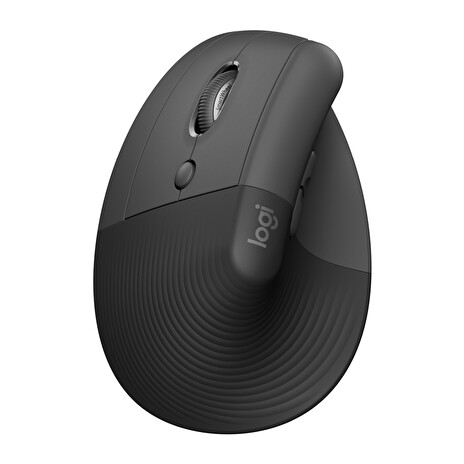 LOGITECH Lift For Business/Ergonomická/Optická/Pro leváky/4 000 DPI/USB+BT/Grafitová