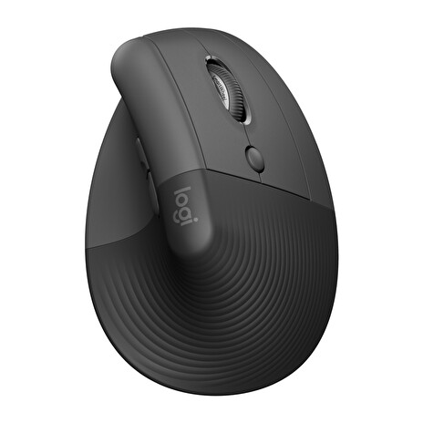 LOGITECH Lift For Business/Ergonomická/Optická/Pro praváky/4 000 DPI/USB+BT/Grafitová