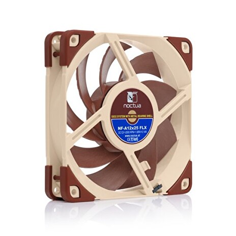 Noctua NF-A12x25-FLX, 120x120x25 mm, 2000 RPM, 3-pin