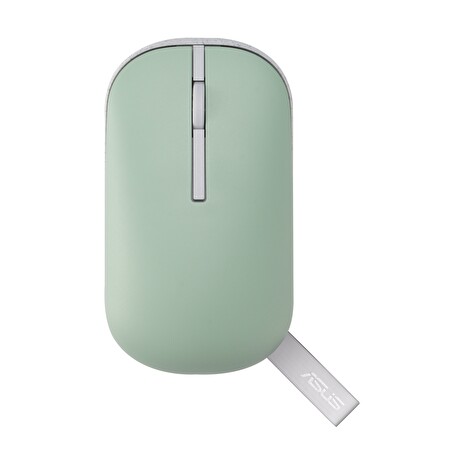 ASUS MD100/Cestovní/Optická/1 600 DPI/USB+BT/Zelená