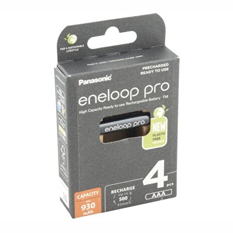 AVACOM Nabíjecí baterie AAA Panasonic Eneloop Pro N 930mAh Ni-MH 4ks Blistr