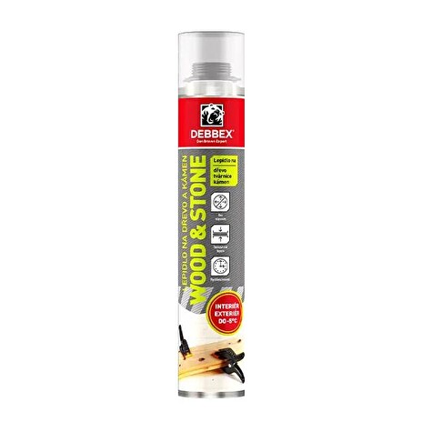 Lepidlo na dřevo a kámen DEBBEX WOOD & STONE 750ml