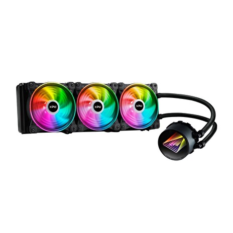 XPG Levante X 360 vodní chlazení CPU, RGB, černá