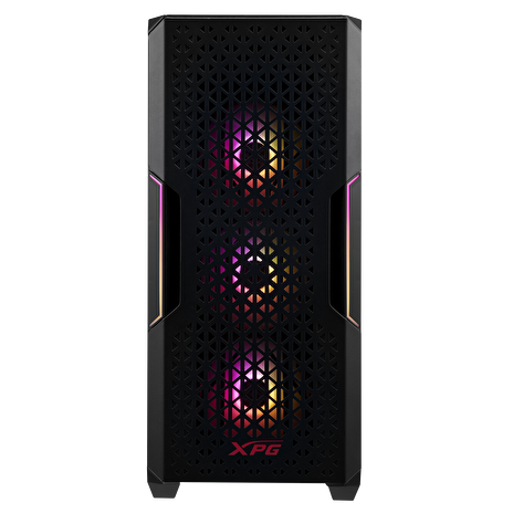 Adata XPG STARKER AIR/Midi Tower/Transpar./Černá