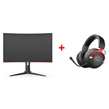 27" LED AOC C27G2ZU + AOC sluchátka GH401