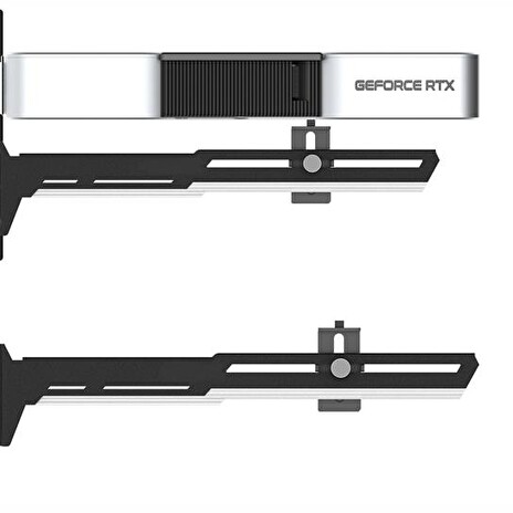 1stCOOL GPU Holder - držiak VGA kovový nastaviteľný čierny