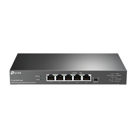 TP-Link TL-SG105PP-M2 5x2,5Gb (4xPOE++) Desktop Switch