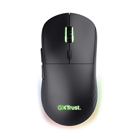 Trust GXT 927 REDEX+/Herní/Laserová/Pro praváky/25 600 DPI/Drátová+bezdrátová/Černá