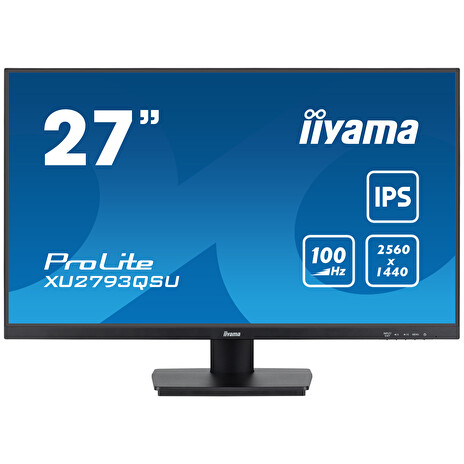 iiyama ProLite/XU2793QSU-B6/27"/IPS/QHD/100Hz/1ms/Black/3R