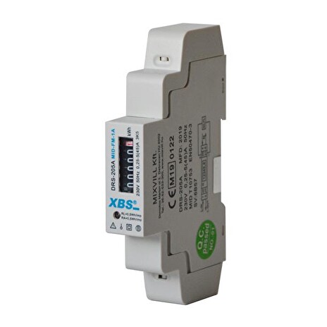 Elektroměr 1F na DIN lištu MID-MN-1A