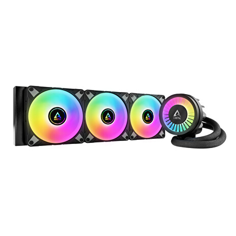 ARCTIC Liquid Freezer III - 360 A-RGB (White) : All-in-One CPU Water Cooler with 360mm radiator and