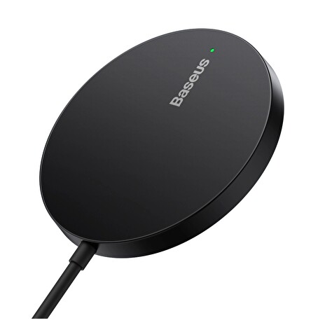 Baseus Bezdrátová nabíječka do sítě Simple Mini3 15W USB-C černá