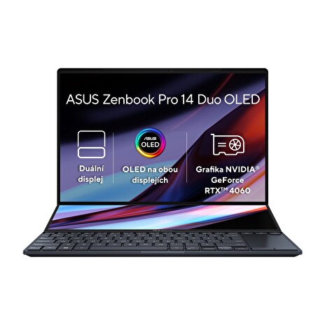 ASUS Zenbook Pro Duo 14 OLED/UX8402VV/i9-13900H/14,5"/2880x1800/T/32GB/2TB SSD/RTX 4060/W11P/Black/2