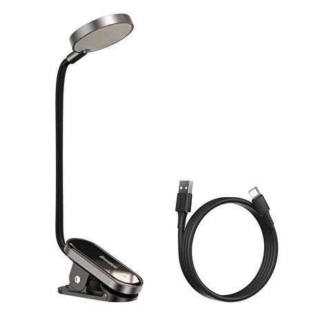 Baseus LED světlo na čtení s klipem 3W teplá bílá (4000K)