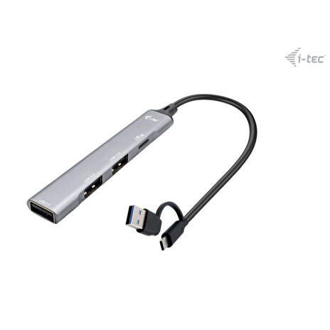 I-Tec USB-A/USB-C Metal HUB 1x USB-C 3.1 + 3x USB 2.0