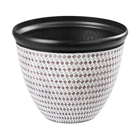 Květináč STREND PRO Marble hnědý 37x30cm
