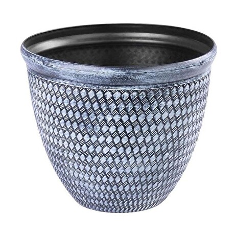 Květináč STREND PRO Marble modrý 37x30cm