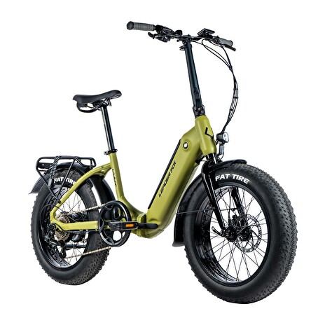 Elektrokolo Leader Fox CODY FAT BIKE,20" M:2024-1 army