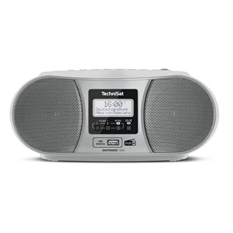 DIGITRADIO 1990, radio reciever DAB+/CD, silver