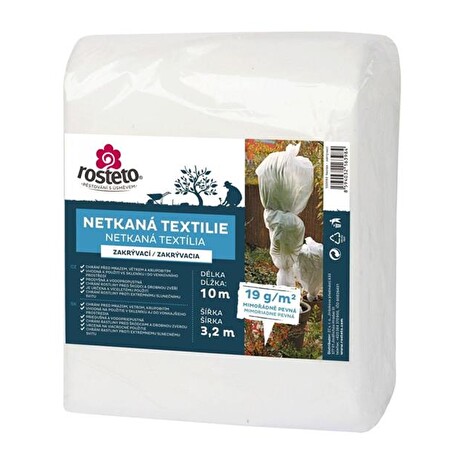 Netkaná textilie zakrývací Neotex ROSTETO 19g 3,2x10m bílá
