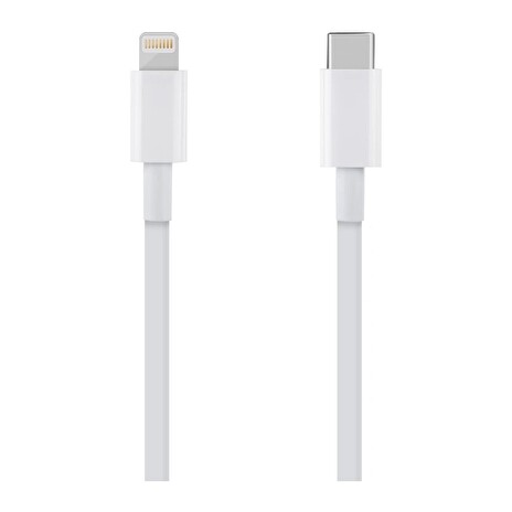 OBAL:ME Fast Charge USB-C/Lightning Kabel 1m White