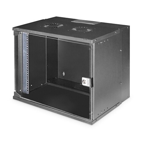 DIGITUS DN-49205 Nástěnná skříň 9U, SOHO PRO, nesmontovaná, 19", 460 x 540 x 400 mm, černá (RAL 9005)