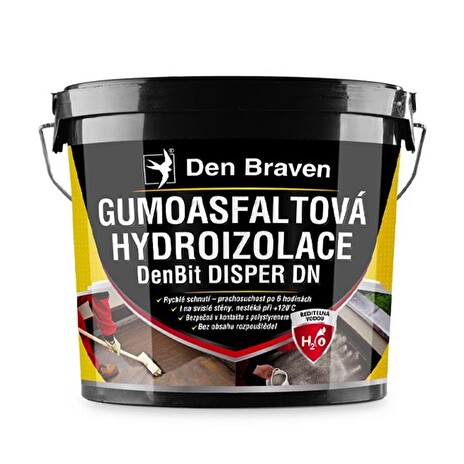 Gumoasfaltová hydroizolace DEN BRAVEN DenBit DISPER DN 5kg